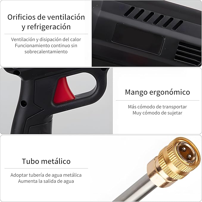 HIDROLAVADORA INALÁMBRICA DE ALTA PRESIÓN