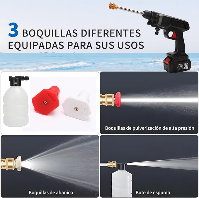 HIDROLAVADORA INALÁMBRICA DE ALTA PRESIÓN