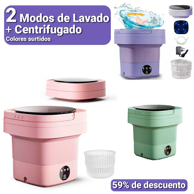 LAVADORA Y SECADORA PORTÁTIL